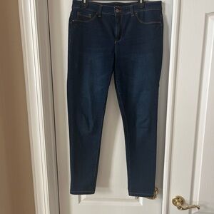 Jones New York Dark Blue Skinny Jeans